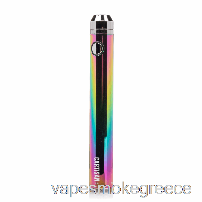 Vape Greece Cartisan Ego Spinner Twist 1300 510 Battery Rainbow